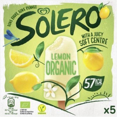 Ola Solero ijs bio lemon